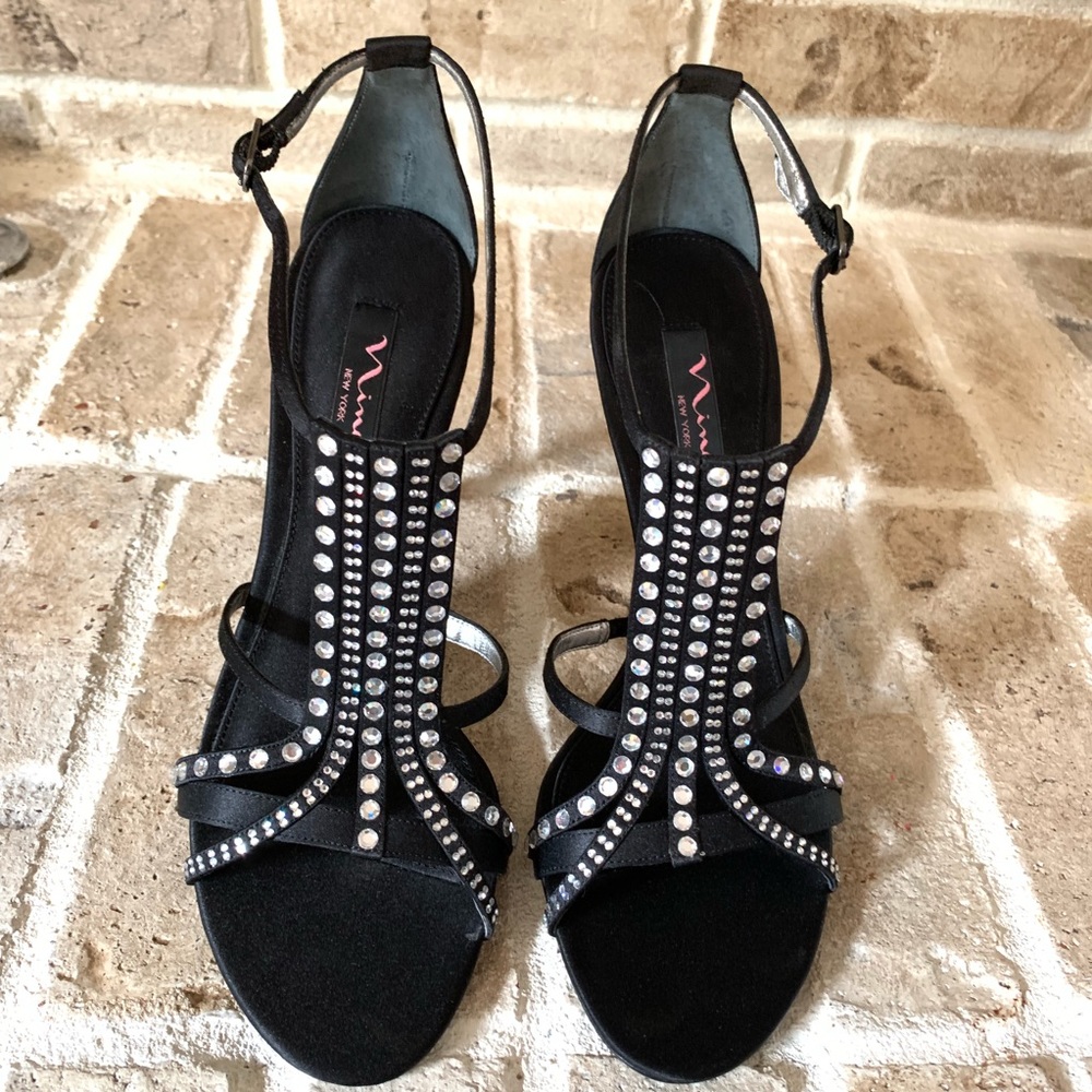 Nina Shoes rhinestone evening sandal shoes - Picture 2 of 8